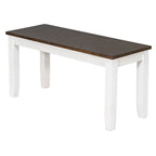 6-Piece Dining Room Table Set with 4 Chairs & a Bench