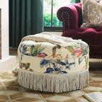Yolanda 24 Upholstered Round Accent Ottoman