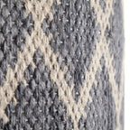 WYNDENHALL Nesbitt Boho Round Pouf, Natural Woven Braided Jute