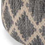 WYNDENHALL Nesbitt Boho Round Pouf, Natural Woven Braided Jute