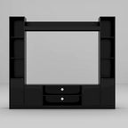 Entertainment Hub w/Fireplace Insert Compatibility Sleek Media Center