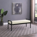 HomePop Modern Metal Bench