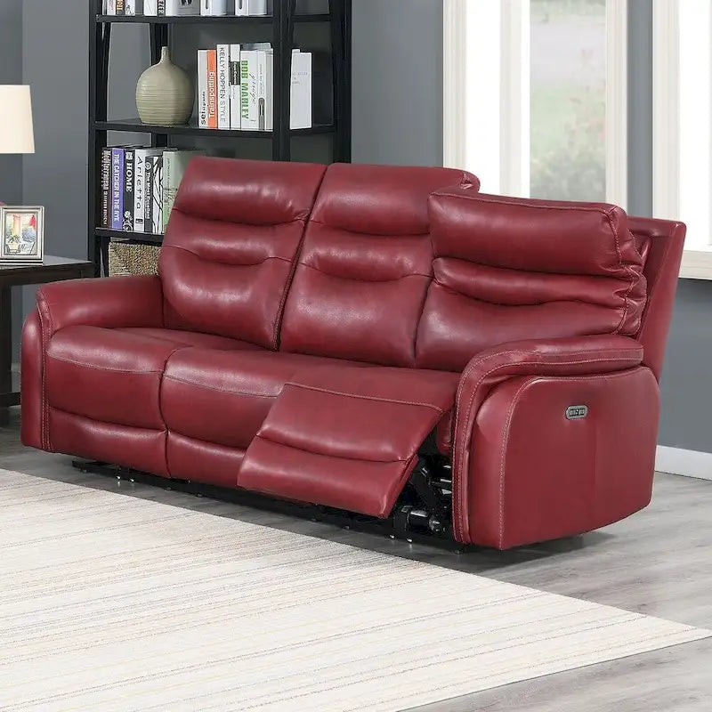 Steve Silver Ferndale 3-Piece Power Reclining Top Grain Leather Set
