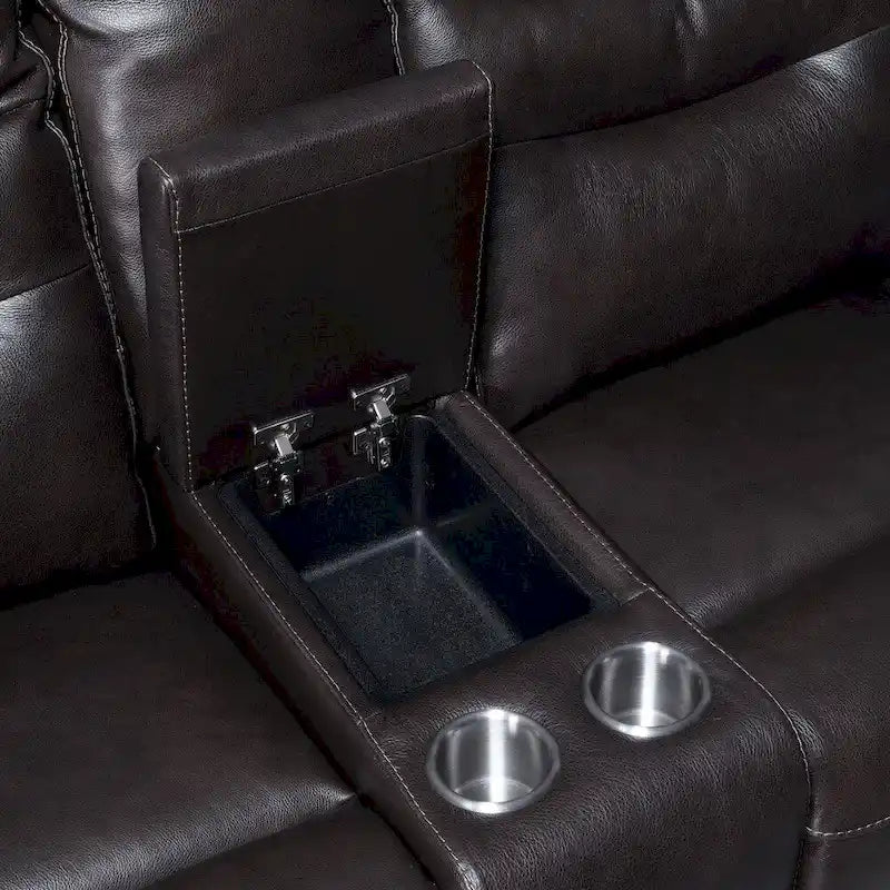 Steve Silver Ferndale 3-Piece Power Reclining Top Grain Leather Set