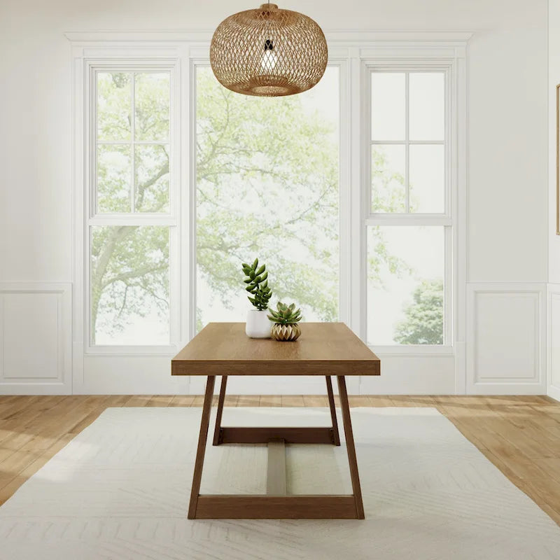 Plank and Beam Classic Solid Wood Dining Table - 72