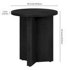 Anders 20 Wide Round Side Table - 20 Wide