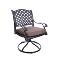 Manasquan Dining Swivel Rocker With Cushion (Set of 2) by Havenside Home