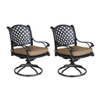 Manasquan Dining Swivel Rocker With Cushion (Set of 2) by Havenside Home