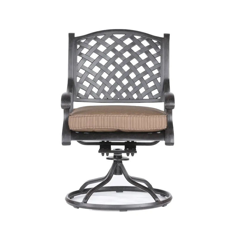 Manasquan Dining Swivel Rocker With Cushion (Set of 2) by Havenside Home
