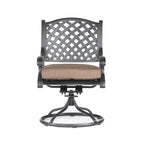 Manasquan Dining Swivel Rocker With Cushion (Set of 2) by Havenside Home