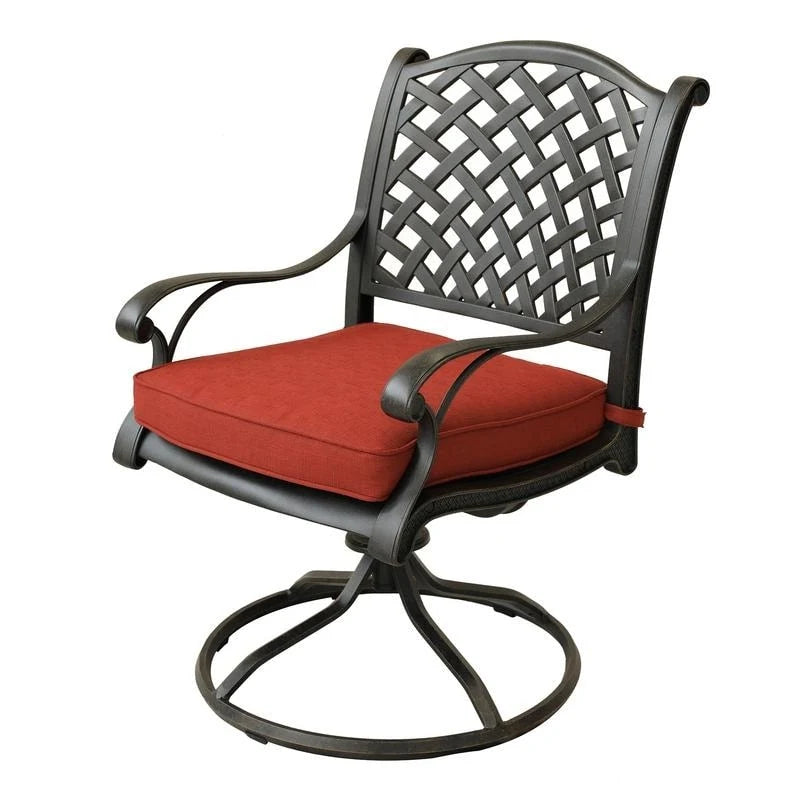 Manasquan Dining Swivel Rocker With Cushion (Set of 2) by Havenside Home