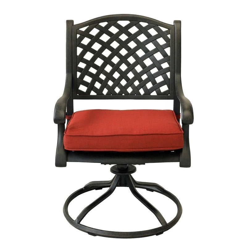 Manasquan Dining Swivel Rocker With Cushion (Set of 2) by Havenside Home