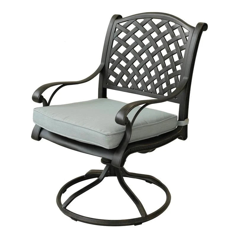 Manasquan Dining Swivel Rocker With Cushion (Set of 2) by Havenside Home