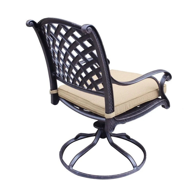 Manasquan Dining Swivel Rocker With Cushion (Set of 2) by Havenside Home