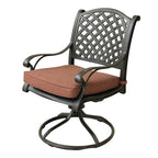 Manasquan Dining Swivel Rocker With Cushion (Set of 2) by Havenside Home