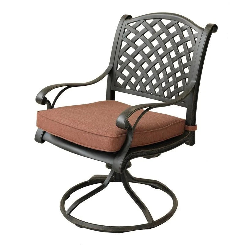Manasquan Dining Swivel Rocker With Cushion (Set of 2) by Havenside Home