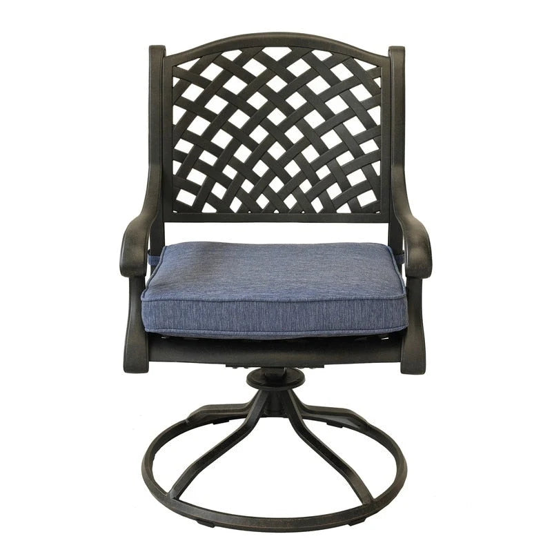 Manasquan Dining Swivel Rocker With Cushion (Set of 2) by Havenside Home