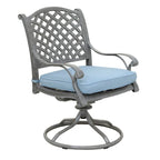 Manasquan Dining Swivel Rocker With Cushion (Set of 2) by Havenside Home