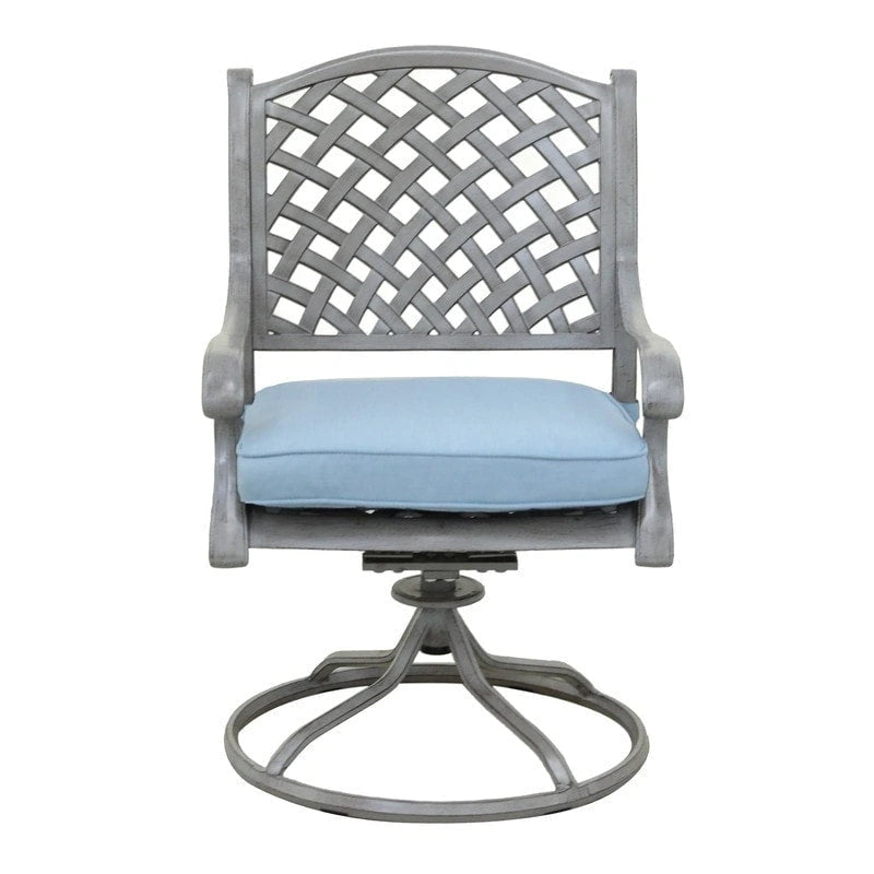 Manasquan Dining Swivel Rocker With Cushion (Set of 2) by Havenside Home