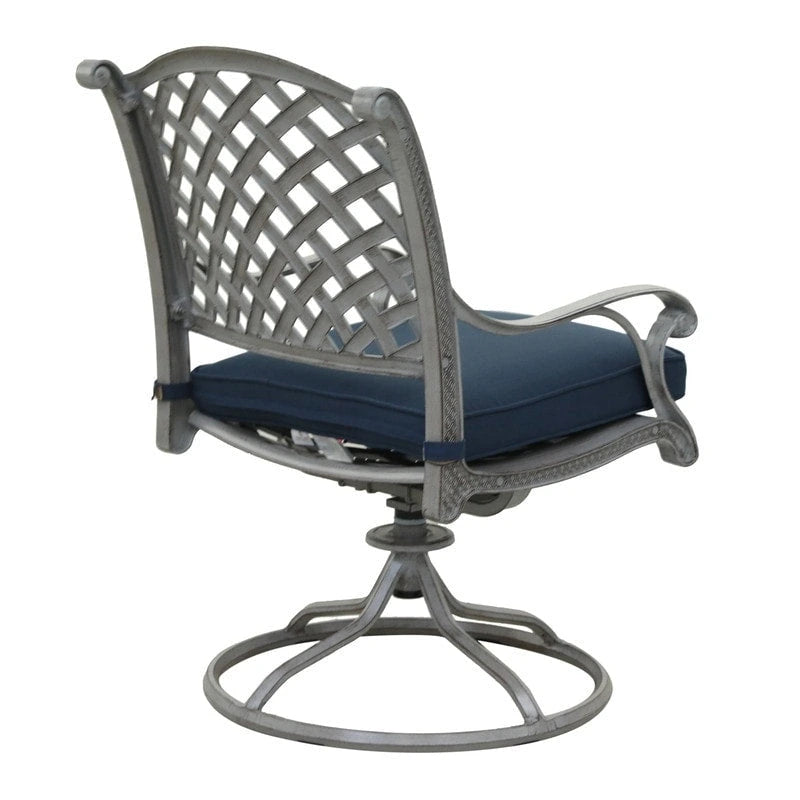 Manasquan Dining Swivel Rocker With Cushion (Set of 2) by Havenside Home