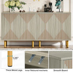58 Inches Sideboard Buffet Cabinet with Doors Freestanding Storage Cabinet