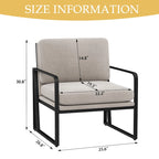 Accent Chairs, Living Room Chairs Linen Arm Chair Accent Chairs for Living Room