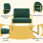 Accent Chairs, Living Room Chairs Linen Arm Chair Accent Chairs for Living Room