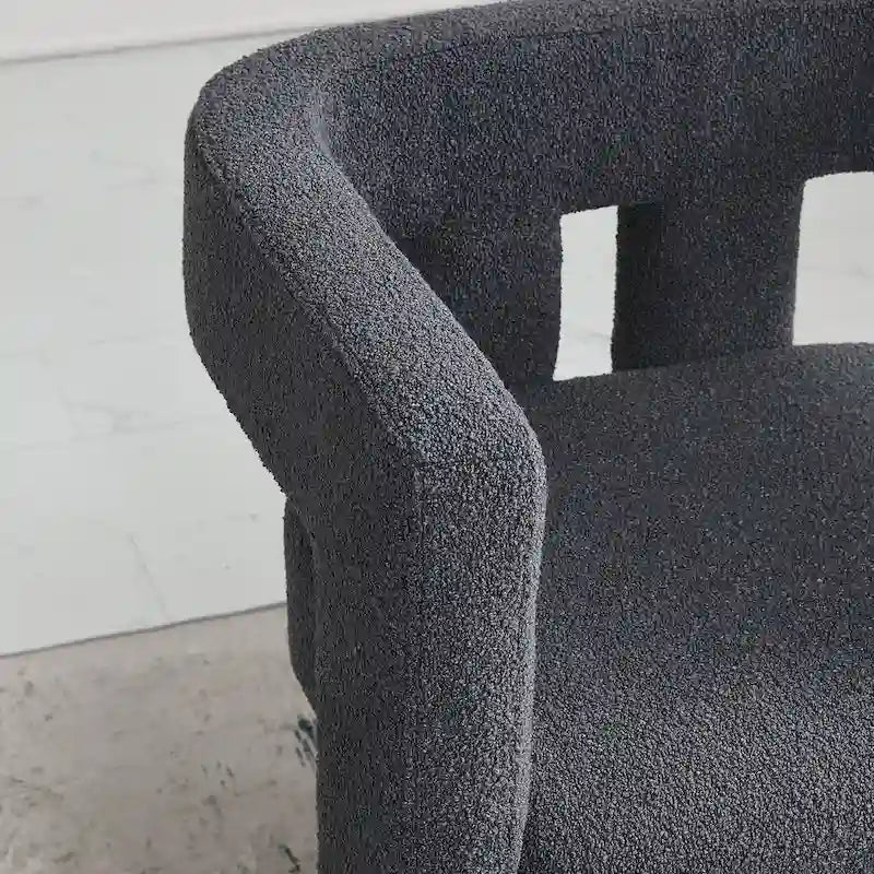 KINWELL 24 Wide Boucle Upholstered Armchair (Set of 2)