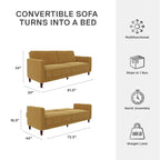 Avenue Greene Ivy Tufted Transitional Futon