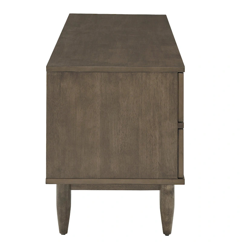 Kieran Mid-Century Wood 2-Drawer TV Stand by iNSPIRE Q Modern