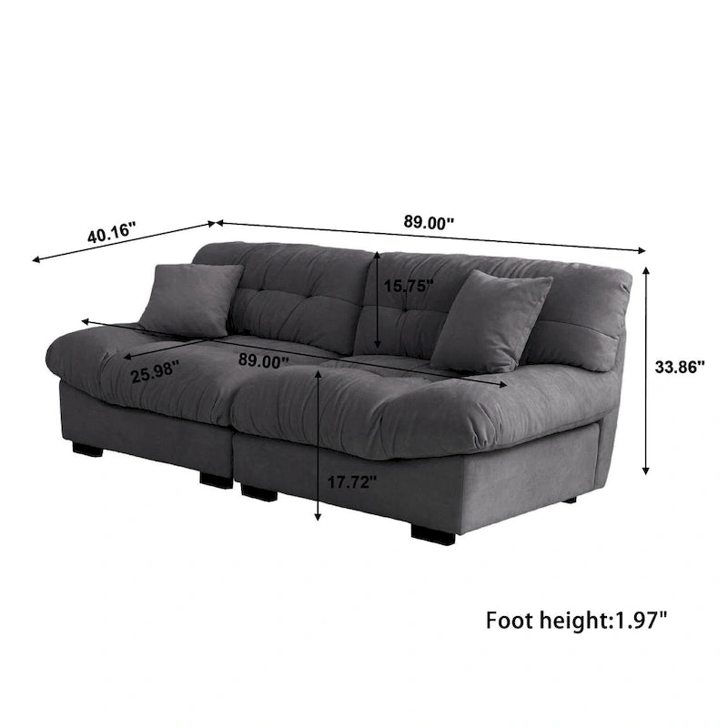 Minimalism Cloud Sofa Loveseat