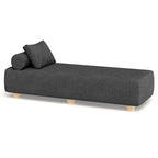 JaxxAlvyOutdoor Sun Lounger - Luxurious Sunbed with Wood Feet Sunbrella
