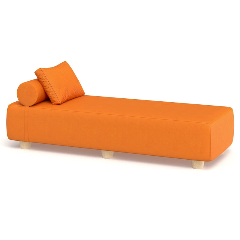 JaxxAlvyOutdoor Sun Lounger - Luxurious Sunbed with Wood Feet Sunbrella
