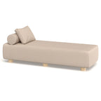 JaxxAlvyOutdoor Sun Lounger - Luxurious Sunbed with Wood Feet Sunbrella