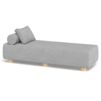 JaxxAlvyOutdoor Sun Lounger - Luxurious Sunbed with Wood Feet Sunbrella