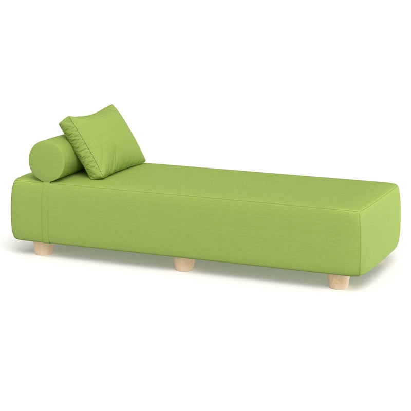 JaxxAlvyOutdoor Sun Lounger - Luxurious Sunbed with Wood Feet Sunbrella