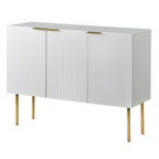 Lifestorey Valen Channel Front Sideboard/Buffet with Adjustable Shelves