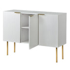 Lifestorey Valen Channel Front Sideboard/Buffet with Adjustable Shelves