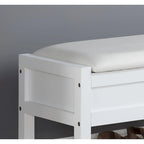 Porch & Den Humes Storage Shoe Bench