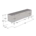 London WH-EF Electric Fireplace 63 TV Stand