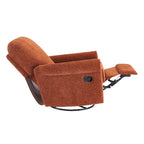 Heido 360 Degree Swivel Glider Manual Recliner Leisure Chair Set of 2