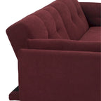 Modern Adjustable Backrest Convertible Futon Sleeper Couch