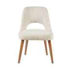 INK+IVY Nola Upholstered Dining Side Chairs with Cutout Back design (Set of 2)