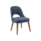 INK+IVY Nola Upholstered Dining Side Chairs with Cutout Back design (Set of 2)