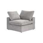 120 inch Contemporary Soft Commix Down Filled Cushions 3-Piece Sectional Sofa