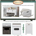 Storage Bench with Removable Basket and 2 Drawers, Fully Assembled Shoe Bench with Removable Cushion - 32 L x 11.8 W x 20 H