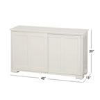 Porch & Den Jefferson Sliding Door Stackable Buffet/Sideboard
