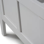 WYNDENHALL Riverside SOLID WOOD 48 inch Wide Contemporary Entryway Storage Bench - 20 inch wide