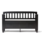 WYNDENHALL Riverside SOLID WOOD 48 inch Wide Contemporary Entryway Storage Bench - 20 inch wide