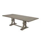 Best Quality Furniture 9-piece Rustic Extending Grey Dining Set